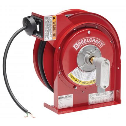 L 4545 123 X - 12/3 45' Premium Duty Flying Lead Power Cord Reel